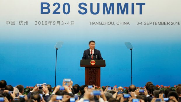 الرئيس الصيني يفتتح قمة الأعمال الخاصة بمجموعة العشرين