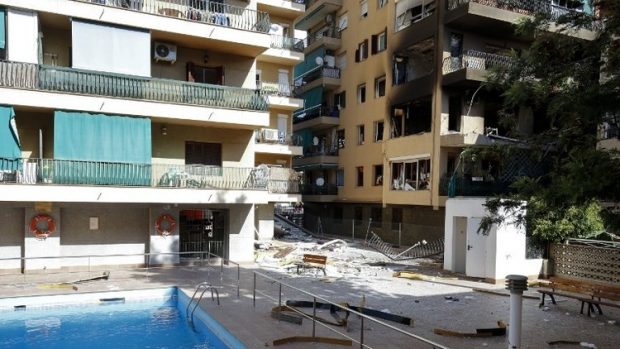 موقع الانفجار في بريميا دي مار