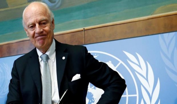 دي مستورا توقع أن تظل الولايات المتحدة لاعبا أساسيا في حل الأزمة السورية (رويترز-أرشيف)