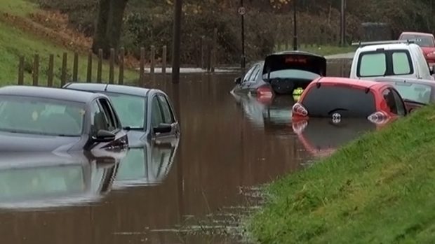 فيضانات تغمر مناطق في بريطانيا