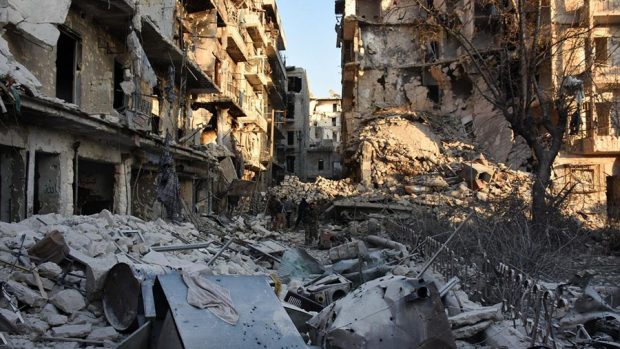 مناطق واسعة من حلب تعرضت للدمار