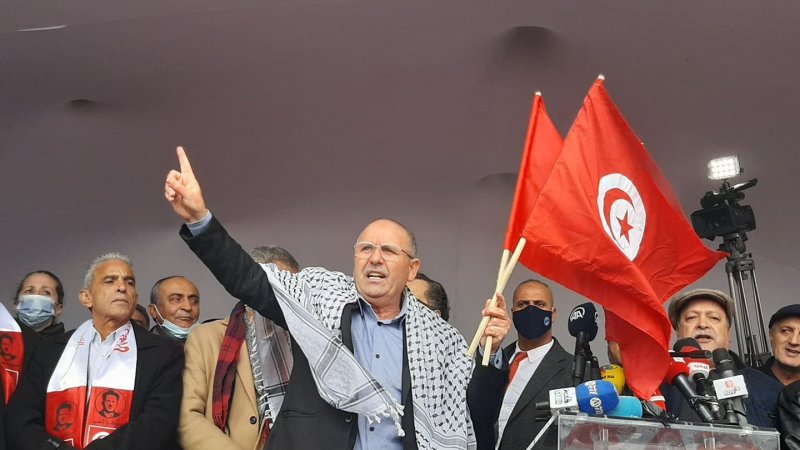 تونس.. الاتحاد العام للشغل يدعو لانتخابات مبكرة