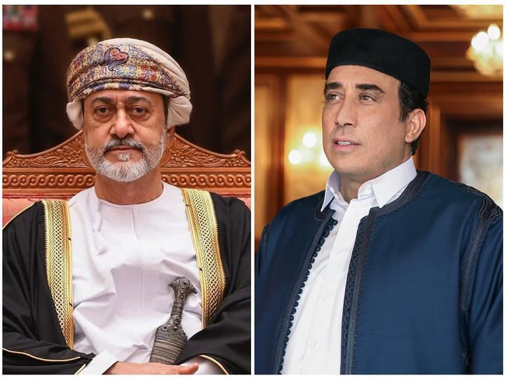 ليبيا – المنفي يتلقى برقية تهنئة من سلطان عمان
