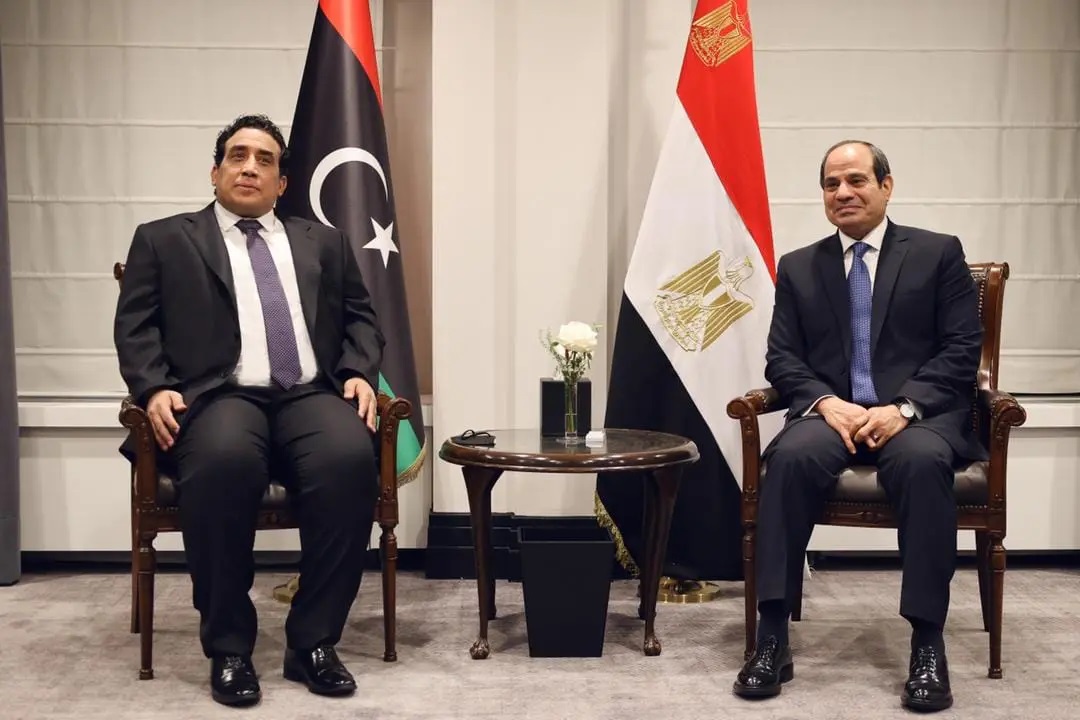 ليبيا – المنفي يتلقى “برقية تهنئة” من الرئيس المصري